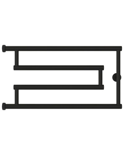 Полотенцесушитель водяной 320x650 черный матовый Сунержа High-Tech+ model "G" 31-4051-3265