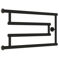 Полотенцесушитель водяной 320x650 черный матовый Сунержа High-Tech+ model "G" 31-4051-3265
