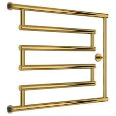 Полотенцесушитель водяной 500x650 золотой Сунержа High-Tech model "L" 03-0052-5065