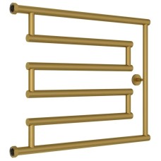 Полотенцесушитель водяной 500x650 золотой матовый Сунержа High-Tech model "L" 032-0052-5065