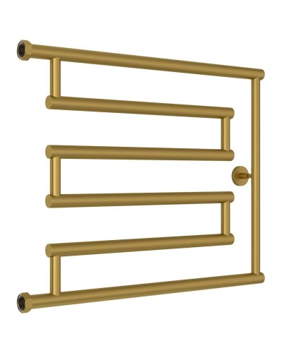 Полотенцесушитель водяной 500x650 золотой матовый Сунержа High-Tech model "L" 032-0052-5065