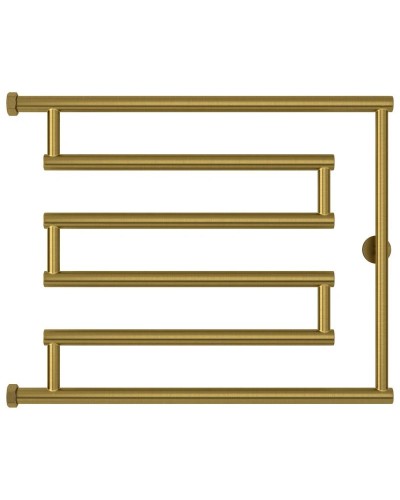 Полотенцесушитель водяной 500x650 состаренная латунь Сунержа High-Tech model "L" 051-0052-5065