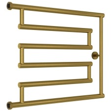 Полотенцесушитель водяной 500x650 состаренная латунь Сунержа High-Tech model "L" 051-0052-5065