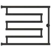 Полотенцесушитель водяной 500x650 темный титан муар Сунержа High-Tech model "L" 15-0052-5065