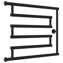 Полотенцесушитель водяной 500x650 черный матовый Сунержа High-Tech+ model "L" 31-4052-5065