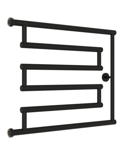 Полотенцесушитель водяной 500x650 черный матовый Сунержа High-Tech+ model "L" 31-4052-5065