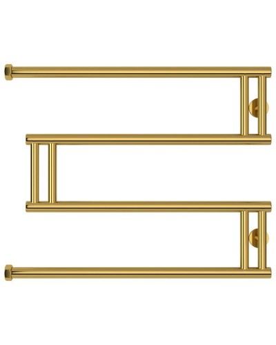 Полотенцесушитель водяной 500x650 золотой Сунержа High-Tech model "M" 03-0050-5065