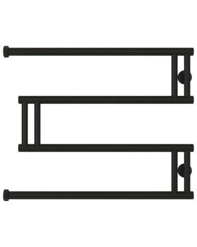 Полотенцесушитель водяной 500x650 черный матовый Сунержа High-Tech model "M" 31-0050-5065