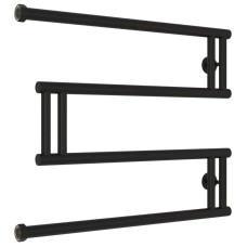 Полотенцесушитель водяной 500x650 черный матовый Сунержа High-Tech model "M" 31-0050-5065