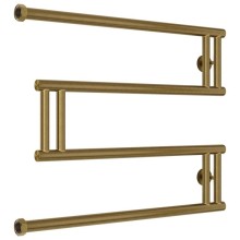 Полотенцесушитель водяной 500x650 состаренная бронза Сунержа High-Tech model "M" 05-0050-5065