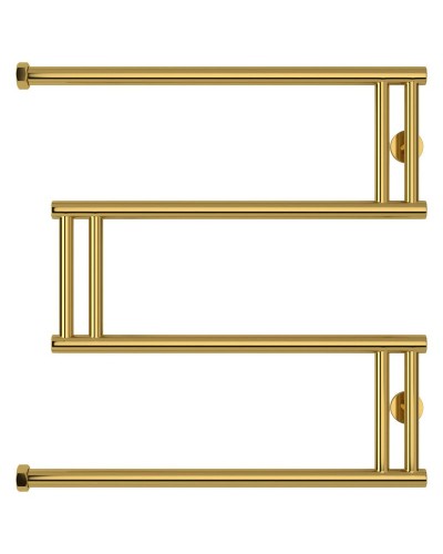 Полотенцесушитель водяной 600x600 золотой Сунержа High-Tech model "M" 03-0050-6060