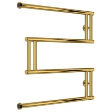 Полотенцесушитель водяной 600x600 золотой Сунержа High-Tech model "M" 03-0050-6060