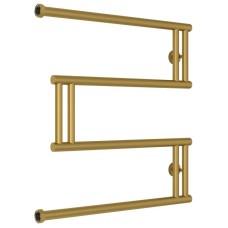 Полотенцесушитель водяной 600x600 золотой матовый Сунержа High-Tech model "M" 032-0050-6060