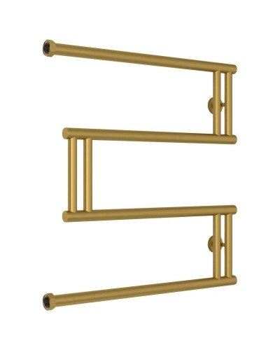 Полотенцесушитель водяной 600x600 золотой матовый Сунержа High-Tech model "M" 032-0050-6060