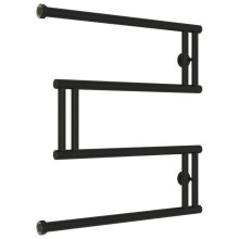 Полотенцесушитель водяной 600x600 черный матовый Сунержа High-Tech model "M" 31-0050-6060