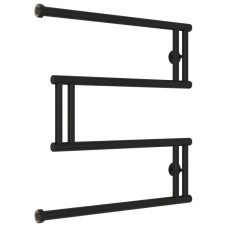 Полотенцесушитель водяной 600x600 черный матовый Сунержа High-Tech model "M" 31-0050-6060