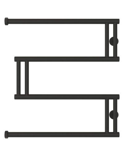 Полотенцесушитель водяной 600x600 темный титан муар Сунержа High-Tech model "M" 15-0050-6060