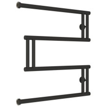 Полотенцесушитель водяной 600x600 темный титан муар Сунержа High-Tech model "M" 15-0050-6060