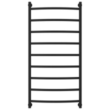 Полотенцесушитель водяной 1200х600 черный матовый Сунержа Галант+ 31-0200-1260