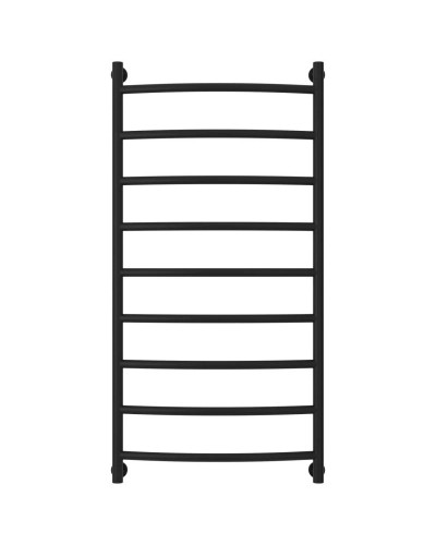 Полотенцесушитель водяной 1200х600 черный матовый Сунержа Галант+ 31-0200-1260