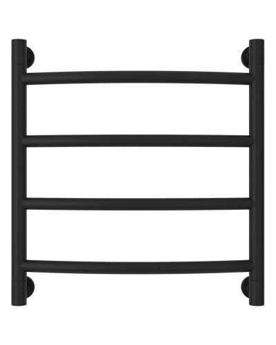 Полотенцесушитель водяной 500х500 черный матовый Сунержа Галант+ 31-0200-5050