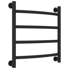 Полотенцесушитель водяной 500х500 черный матовый Сунержа Галант+ 31-0200-5050