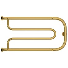 Полотенцесушитель водяной 320х650 золотой Сунержа Гусли 2 полки 03-0010-3265