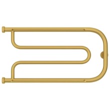 Полотенцесушитель водяной 320х650 золотой матовый Сунержа Гусли 2 полки 032-0010-3265