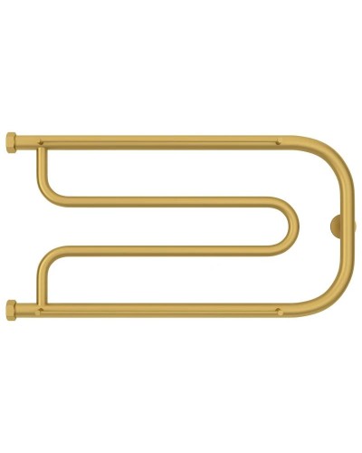 Полотенцесушитель водяной 320х650 золотой матовый Сунержа Гусли 2 полки 032-0010-3265
