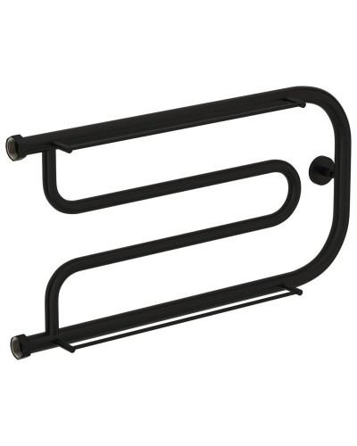 Полотенцесушитель водяной 320х650 черный матовый Сунержа Гусли 2 полки 31-0010-3265