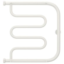 Полотенцесушитель водяной 500х500 белый глянец Сунержа Лира 2 полки 12-0012-5050