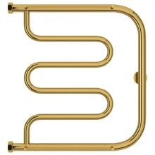 Полотенцесушитель водяной 500х500 золотой Сунержа Лира 2 полки 03-0012-5050