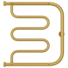 Полотенцесушитель водяной 500х500 золотой матовый Сунержа Лира 2 полки 032-0012-5050