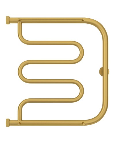 Полотенцесушитель водяной 500х500 золотой матовый Сунержа Лира 2 полки 032-0012-5050