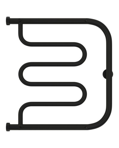 Полотенцесушитель водяной 500х500 черный матовый Сунержа Лира 2 полки 31-0012-5050