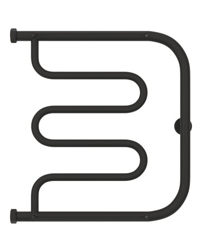 Полотенцесушитель водяной 500х500 темный титан муар Сунержа Лира 2 полки 15-0012-5050