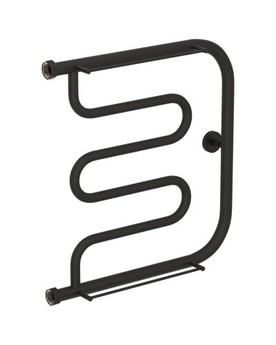 Полотенцесушитель водяной 500х500 темный титан муар Сунержа Лира 2 полки 15-0012-5050