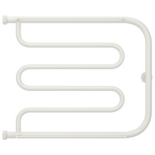 Полотенцесушитель водяной 500х650 белый глянец Сунержа Лира 2 полки 12-0012-5065