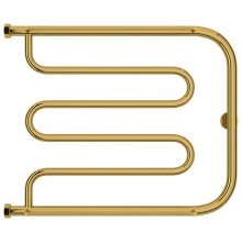 Полотенцесушитель водяной 500х650 золотой Сунержа Лира 2 полки 03-0012-5065