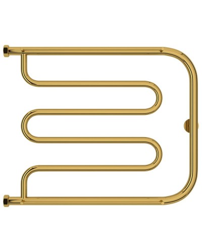 Полотенцесушитель водяной 500х650 золотой Сунержа Лира 2 полки 03-0012-5065
