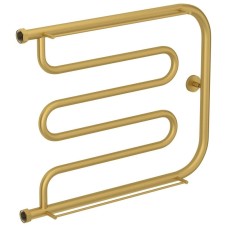 Полотенцесушитель водяной 500х650 золотой матовый Сунержа Лира 2 полки 032-0012-5065