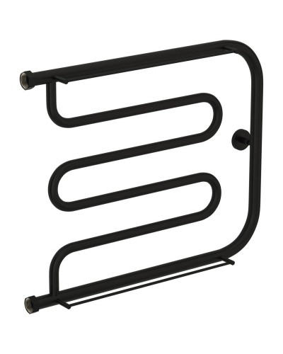 Полотенцесушитель водяной 500х650 черный матовый Сунержа Лира 2 полки 31-0012-5065