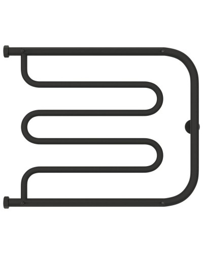 Полотенцесушитель водяной 500х650 темный титан муар Сунержа Лира 2 полки 15-0012-5065