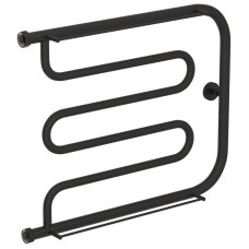 Полотенцесушитель водяной 500х650 темный титан муар Сунержа Лира 2 полки 15-0012-5065