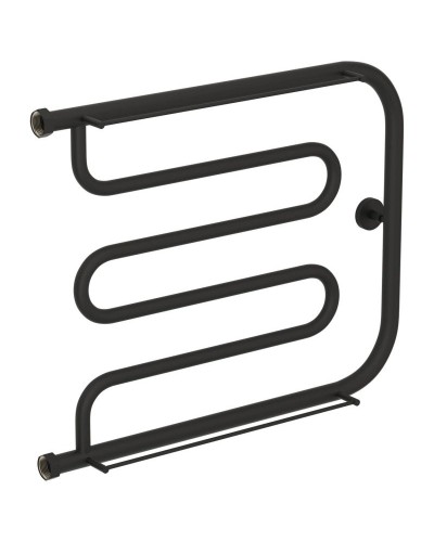 Полотенцесушитель водяной 500х650 темный титан муар Сунержа Лира 2 полки 15-0012-5065