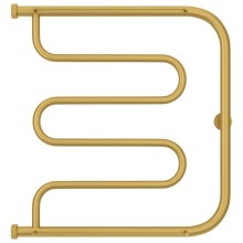 Полотенцесушитель водяной 600х600 золотой матовый Сунержа Лира 2 полки 032-0012-6060