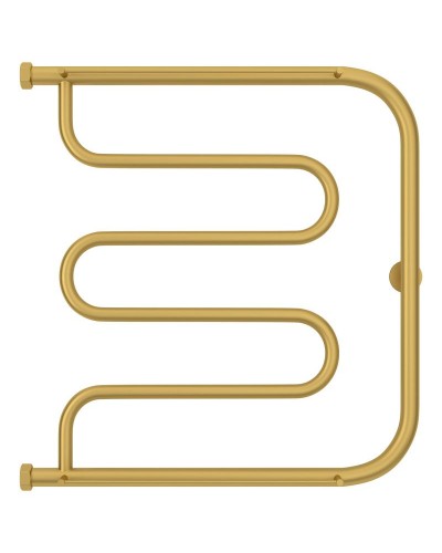 Полотенцесушитель водяной 600х600 золотой матовый Сунержа Лира 2 полки 032-0012-6060