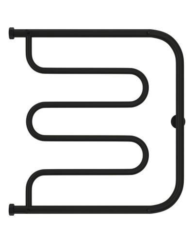 Полотенцесушитель водяной 600х600 черный матовый Сунержа Лира 2 полки 31-0012-6060