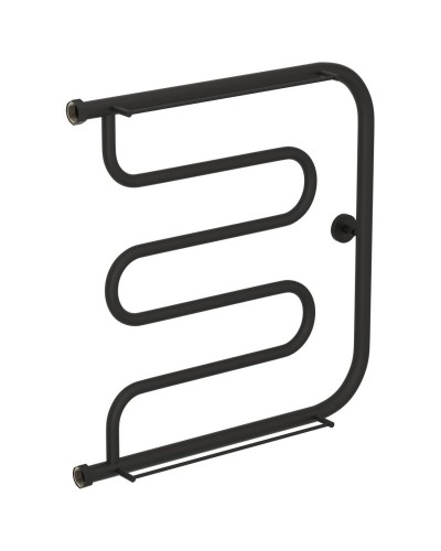 Полотенцесушитель водяной 600х600 темный титан муар Сунержа Лира 2 полки 15-0012-6060