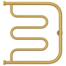 Полотенцесушитель водяной 500х500 золотой матовый Сунержа Лира 032-0011-5050